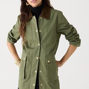 J. Crew Heritage Barn Jacket in Waxed Cotton Twill